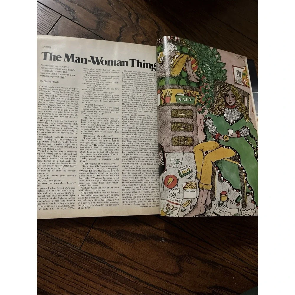 Vintage Cosmopolitan Magazine October 1977 Clotidle by Francesco Scavullo